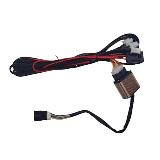Heated Seat Cushion Switch Assembly Universal Three Adjustable Heat Levels with Wiring Harness Compatible with 12V Car Interior Comfort(Style A)