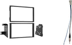 Metra 95-7861 Double DIN Installation Dash Kit for 2003-2008 Honda Pilot & Metra Electronics 40-HD10 Factory Antenna Cable to Aftermarket Radio Receivers for Select Honda/Acura Vehicles