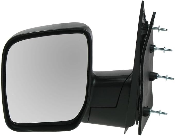 2 Piece Driver and Passenger Side Mirror Assembly Set Manual Adjustment Non-Heated No Memory Textured Compatible with 2007-2008 Ford E150 E250 E350 Super Duty E450 Super Duty FO1320337 FO1321337