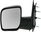 2 Piece Driver and Passenger Side Mirror Assembly Set Manual Adjustment Non-Heated No Memory Textured Compatible with 2007-2008 Ford E150 E250 E350 Super Duty E450 Super Duty FO1320337 FO1321337