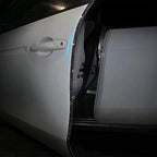 Door Edge Anti-Scratch Sticker Door Crash Bumper Crystal Bling Protection Tape Rubber Strip Sticker,Car Door Protector,Car Door Guard,Car Door Protection,90cm/35.4" Each One,4Pack/Set,Black