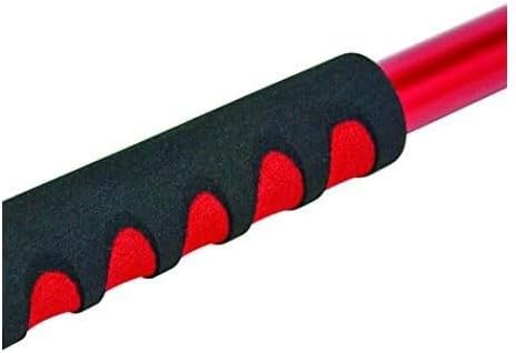 Bigfoot 60" Telescoping Snowbroom and Ice Scraper - One Touch Pivoting Head and Enhanced Foam Grip