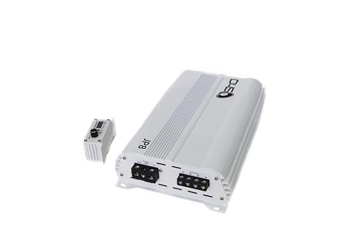 DOWN4SOUND JP8 V1.5 - White Gloss | 800+ WRMS CAR Amplifier