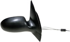 Passenger Side View Mirror Non-Folding Manual Adjustment Non-Heated No Memory Textured Compatible with 1999-2004 Ford Mustang