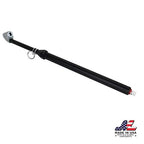 976BKL Dual Head Angled Chuck Tire Pressure Service Gauge, Non-Slip Grip Matte Black Poly Finish -13” 1-160 PSI For Large Vehicle Tires