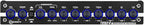 TEQ 7.4 Pro Car Audio Systems 7 Band Graphic Equalizer EQ Blue Lighting Advance Capability Input Channel Adjustment Main Volume Control Adjustable Subwoofer Volume with LPF