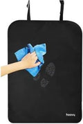 Kick Protector Mats, Black, Waterproof PVC, Back Seat Protector for Kids, Universal Fit, 2 Pack