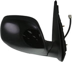 Passenger Side Mirror Assembly Electric Adjustment Heated No Memory Black Compatible with 2001-2007 Toyota Sequoia SRS5 TO1321192