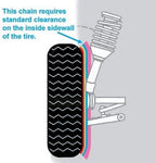 0232805 Auto-Trac Light Truck/SUV Tire Traction Chain - Set of 2, Series 2300-232805 (Pack of 2)