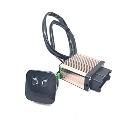 Digital 5 Level Display Car Front 2 Seat Heated Pad Cushions 12v Control Switch