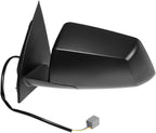 Driver and Passenger Side Mirror Assembly Set Power Textured Foldaway Compatible with 09-17 Chevrolet Traverse 09-16 GMC Acadia 17 GMC Acadia Limited 08-10 Saturn Outlook