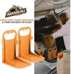 Trunk Cargo Blocks, Cargo Dividers, Trunk Dividers, Hook & Loop Trunk Organizer Blocks to Hold Cargo in Place, Cargo Containment System for Cars, Trucks, SUVs, Vans, 4 Pieces