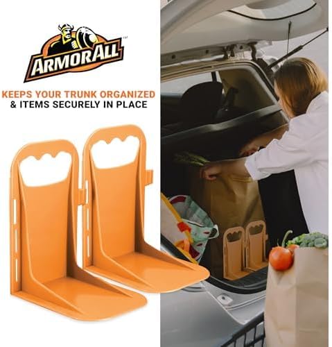 Trunk Cargo Blocks, Cargo Dividers, Trunk Dividers, Hook & Loop Trunk Organizer Blocks to Hold Cargo in Place, Cargo Containment System for Cars, Trucks, SUVs, Vans, 4 Pieces