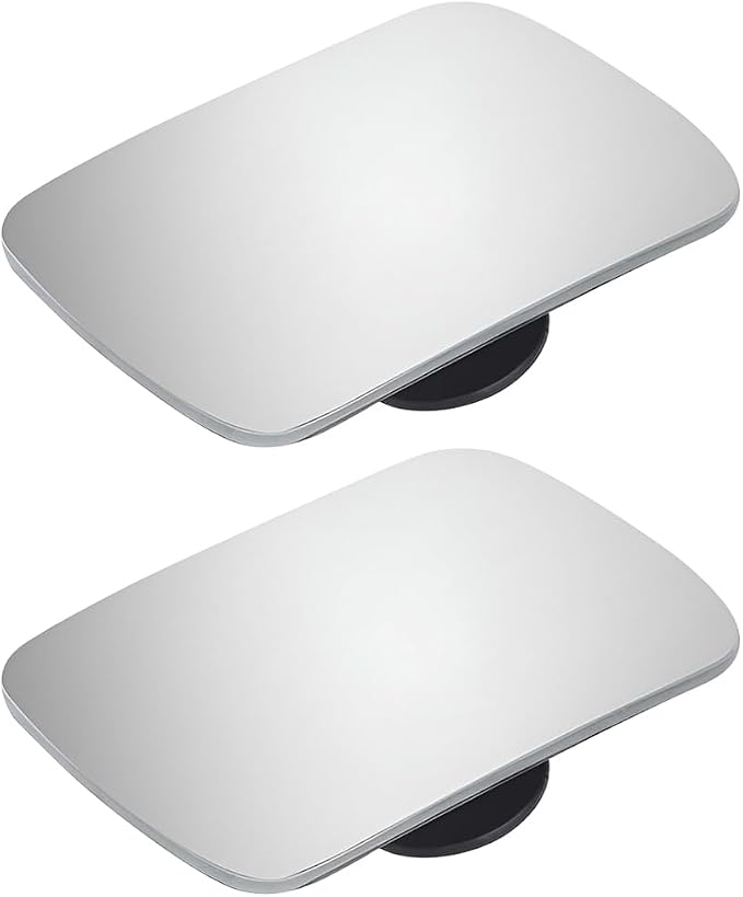 2PCS Car Blind Spot Mirror, Wide Angle Clear HD Glass Convex Side Rear View Mirror to Reduce Blindspot, Auto Exterior Rear View Accessories for Wide Angle, Universal Fit (StyleC)