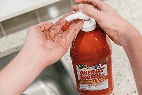 Cherry Bomb Hand Cleaner - 48 Ounce - Volcanic Rock and Emollients - Perfect for Mechanics and DIY'ers
