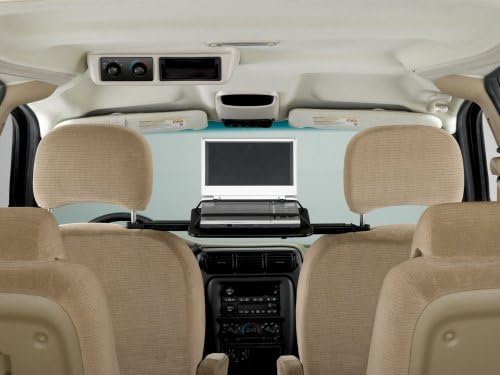 Digital Innovations SecureMount Headrest DVD Player Vehicle Mount (7020000) | Headrest mount for portable DVD players, adjustable fit, quick install, stable rear seat viewing for travel and road trips