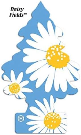 076171673473 Daisy Fields Hanging Paper Tree for Home or Car, 6 Pack