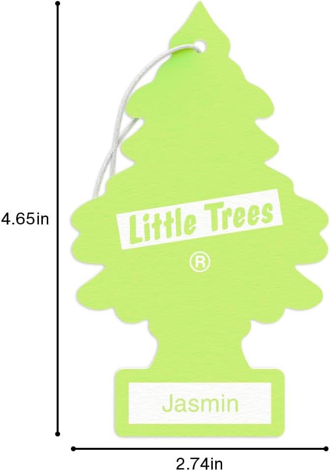 Car Air Freshener | Hanging Tree Provides Long Lasting Scent for Auto and Home | Jasmine, 24 Air Fresheners (Pack of 36)