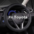 Customized Auto Car Steering Wheel Cover for Toyota Prius,86,13.75-14.25 inch
