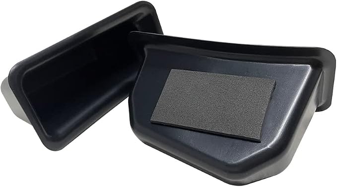 Front Row Door Side Storage Box Compatible with Ford Explorer 2016 2017 2018 2019 Armrest Phone Container Door Organizer Handle Pocket ABS Tray Insert Glove Pallet