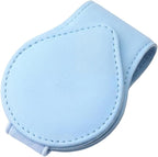 Car Visor Sunglasses Holder, Magnetic Vehicle Sun Visor Eyeglasses Hanger Ticket Card Holder Clip, Auto Interior Sunvisor Glasses Mounter Organizer, Universal for Vehicles (Light Blue)