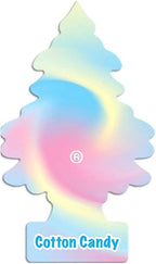Car Air Freshener | Hanging Paper Tree for Home or Car | Cotton Candy | 3 Pack