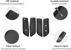 4Pack Door Side Storage Box for Toyota RAV4 2026 | Front & Rear Door Storage Organizer Boxes,TPE Interior Accessories
