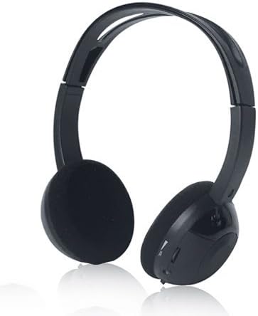 Pilot Odyssey Wireless DVD Headphones For 2006-2021 Model Years - Over Ear Headphones with Passive Noise Cancellation - IR Music Headphones with Automatic Shutoff for Rear Seat Entertainment – Black