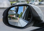 Blind Spot Car Mirror，Asymmetric Fan Shaped HD Glass Frameless Convex Rear View Mirror with wide angle Adjustable Stick for Cars SUV and Trucks, Pack of 2