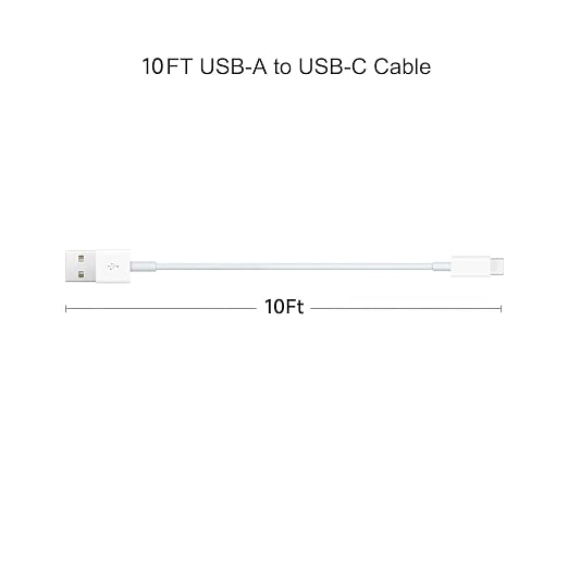2 Pack 10FT Car Carplay USB A to USB C Cable for iPhone 16e 16 iPhone 15 Pro Max iPhone 16 15 Car Charger, iPhone 15 17 Carplay Cable Charging 16 Pro Plus, iPad USB C 10th Pro Air 5/4 Mini 6th