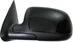 2 Piece Driver and Passenger Side Mirror Assembly Set Manual Adjustment Non-Heated No Memory Textured Compatible with 1999-2007 Chevy GMC Silverado Sierra 1500 2500 3500 2000-2006 Tahoe Yukon 1500