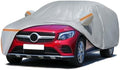 Car Cover for 2016-2026 Mercedes Benz GLC 300 350e, Waterproof Custom-fit All Weather Sun Rain UV Dust Snow Protection Outdoor Car Cover with Door Zipper and Cotton Lining-Gray