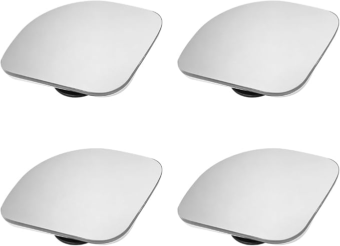 4PCS Car Blind Spot Mirror, Universal Fit | Wide Angle Clear HD Glass Convex Side Rear View Mirror to Reduce Blindspot, Auto Exterior Rear View Accessories