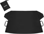 Car Magnetic Windshield Snow Cover for Ice, All Weather Application Windshield Cover, Snow and Wiper Protector for Most Cars, SUVs, Vans, Winter Car Front Window Accessories