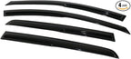 Tape On Window Visors Fits for 2015-2019 Volkswagen MK7 Golf, Golf R & GTI 4Door, Side Auto Window Wind Deflectors, Ventshade, Rain Guards for Cars/Trucks