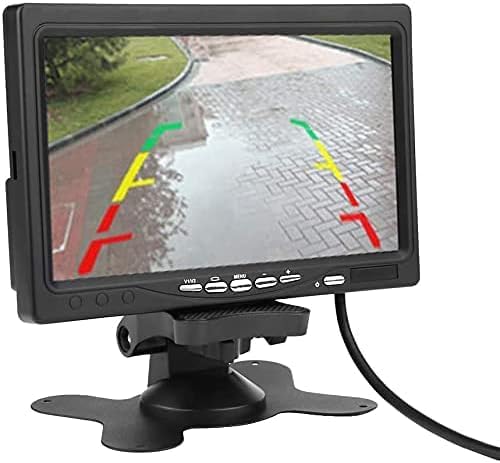 7" car dispaly Monitor Reverse Camera Monitor Screen Car LCD Parking Assistant with Wireless Remote Control – Full Color Wide Screen – Can Be Installed in Headrest Post