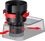 Car Cup Holder Expander with Adjustable Base, Cupholder Extender Holder for Car Compatible with Hydro Flasks 32/40 oz, Fits Yeti 24/36/46 oz, Other Large Bottles in 3.4"-3.8"