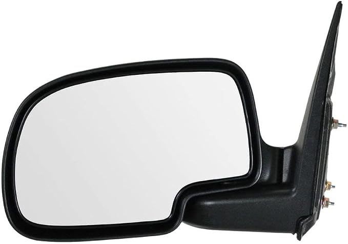 2 Piece Driver and Passenger Side Mirror Assembly Set Manual Adjustment Non-Heated No Memory Textured Compatible with 1999-2007 Chevy GMC Silverado Sierra 1500 2500 3500 2000-2006 Tahoe Yukon 1500
