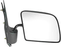 Passenger Side View Mirror Non-Folding Manual Adjustment Non-Heated No Memory Textured Compatible with 1994-2000 Ford E150 E350 Econoline Club Wagon E450 Econoline Super Duty 1994-1998 E350 Econo