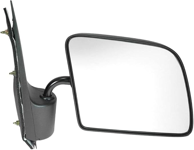 Passenger Side View Mirror Non-Folding Manual Adjustment Non-Heated No Memory Textured Compatible with 1994-2000 Ford E150 E350 Econoline Club Wagon E450 Econoline Super Duty 1994-1998 E350 Econo