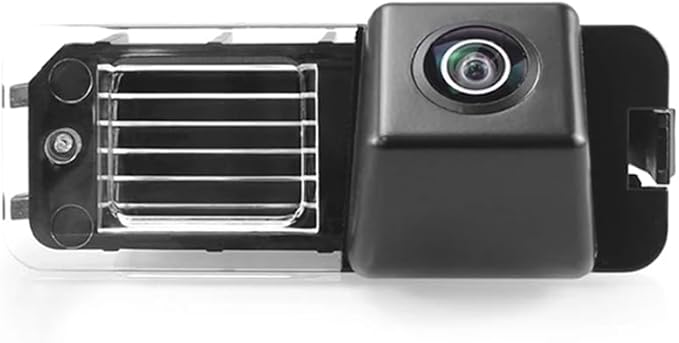 AHD/CVBS Car Rear View Camera's Fisheye Lens License Plate Lamp-Camera with RCA Cable & Vehicle Camera for Volkswagen VW Polo 6R V Golf 6 Passat CC MK6 Magotan Bora & Backup Camera (CVBS)