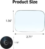 2PCS Blind Spot Mirror, Automotive Exterior Accessories, 360° Adjustable Hd Wide-Angle View For Most Cars, SUVs, Trucks (Square Mirror)