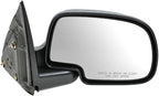 2 Piece Driver and Passenger Side Mirror Assembly Set Manual Adjustment Non-Heated No Memory Textured Compatible with 1999-2007 Chevy GMC Silverado Sierra 1500 2500 3500 2000-2006 Tahoe Yukon 1500