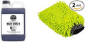 CWS_1010_64M Car Wash Starter Bundle - Maxi-Suds II Foaming Car Wash Soap, 64 oz, Grape Scent + Green Chenille Wash Mitt (2 Items) Works on Cars, Trucks, SUVs, RVs & More