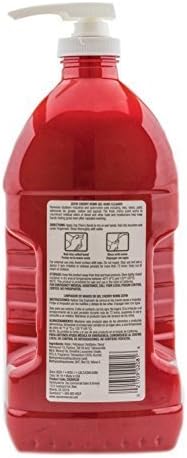 Cherry Bomb Hand Cleaner - 48 Ounce - Volcanic Rock and Emollients - Perfect for Mechanics and DIY'ers