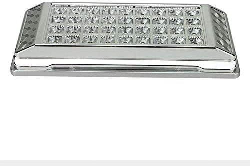 Universal Interior Light 36 LED Reading Light Ceiling Dome Roof Car Truck Boat Chrome Housing