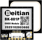 9th Generation Beidou GPS Module Antenna GNSS Racing Drone Flight Controller FPV Unmanned Aerial Vehicle Fixed-Wing BK Series (BK-881P)