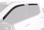 Auto Ventshade [AVS] In-Channel Rain Guards For 2009 - 2024 Dodge Ram 1500 (19-24 Classic Body Only); 2010-2025 Ram 2500 & 3500 MEGA/CREW CAB ONLY | Window Vent Visors, 4 pcs. - Smoke | 194109
