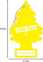 Car Air Freshener | Hanging Paper Tree for Home or Car | Vanillaroma | Single Tree per Package