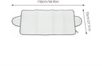 Car Windshield Cover Accessories: Thick Window Shield Protector for SUV Carro Truck Automotive Windshield Blanket Guard for Winter Summer Hail Ice Frost Snow Sun